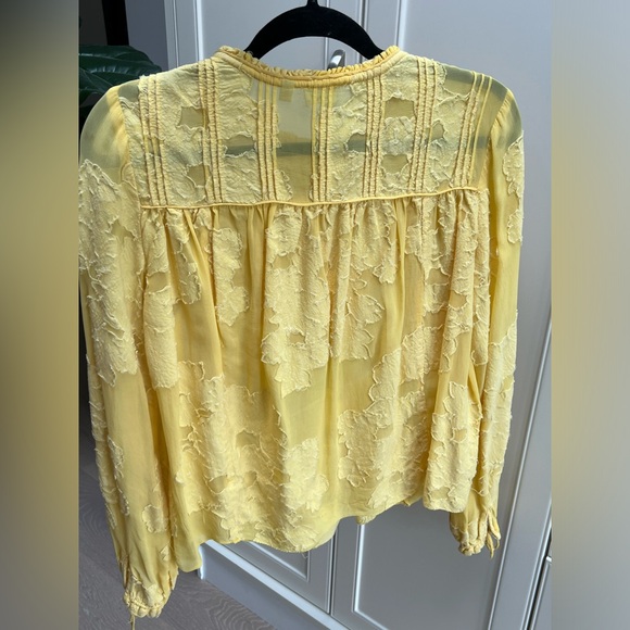 Yellow Floral Wilfred Blouse size XS - Picture 2 of 3